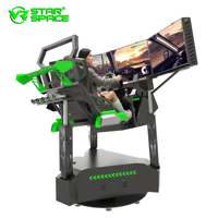 Simulateur de course automobile à mouvement complet 3DOF, plateforme de simulateur de conduite à triple écran pour une expérience de course virtuelle excitante