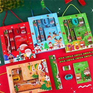 Wholesale 6-Piece Creative Cartoon Christmas Gift Box <b>Stationery</b> <b>Set</b> for School Promotions - Product Image 4