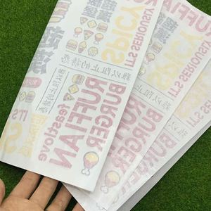 Papier laminé enduit de cire de qualité alimentaire recyclable pour emballer les biscuits, la viande, les gaufres, les hamburgers, les sandwichs, les hot-dogs, les burritos - Product Image 1