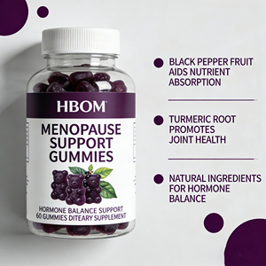 Gomitas Menopausales OEM con Extracto de Pimienta Negra, Fruta y Raíz de <span class=keywords><strong>Cúrcuma</strong></span> para Aliviar los Brotes de Calor y Regular las Hormonas - Product Image 2