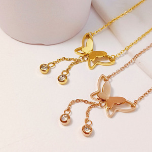 Collar de Gargantilla de Acero Inoxidable con Baño de Oro de 18k para Mujer, Moderno, Personalizable, Ideal para Regalo - Product Image 2