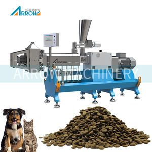 Nouvelle machine d'extrudeuse à double vis haute capacité pour croquettes de chien chat pour la fabrication de production d'aliments pour animaux de compagnie PLC de moteur agricole - Product Image 3