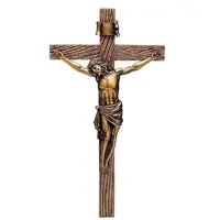Özel reçine el sanatları dini figürler İsa haç heykelleri dekorasyon
