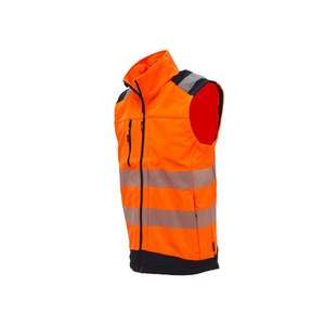 Chaleco Dany Orange Fluo en tejido Softshell-EAN 8033546410080 CHAQUETAS DE TRABAJO CHAQUETAS SOFTSHELL DE VERANO, 1: 30 - Product Image 3