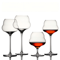 Verre à boire de forme classique en forme de bulbe d'oignon de 12 oz/17 oz, coupe à vin, gobelets de mariage, verre à pied long, verre de Bourgogne