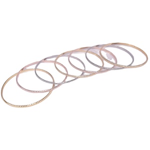 2024 mới thiết kế thời trang phụ nữ <span class=keywords><strong>Bangle</strong></span> của ba loại vòng đeo tay màu b0138 - Product Image 2