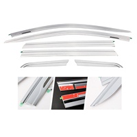 ABS qualité Auto porte fenêtre bouclier voiture visière Chrome pare-soleil déflecteurs de pluie voiture Protection extérieure pour Jetta VS5 2019-