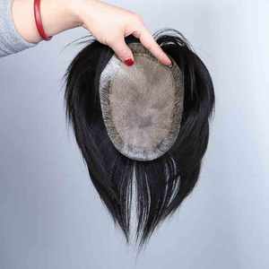 Parrucchino in Veri <span class=keywords><strong>Capelli</strong></span> Umani per <span class=keywords><strong>Uomo</strong></span>, Varie Taglie, <span class=keywords><strong>Capelli</strong></span> Remy di Grado Superiore con Base in Seta, Tipo di <span class=keywords><strong>Capelli</strong></span> Cinesi - Product Image 5