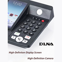 DLNA ZT9500 Téléphone fixe sans fil LTE Volte Android OS de 5.5 pouces avec CPU Decacore Langue d'exploitation anglaise
