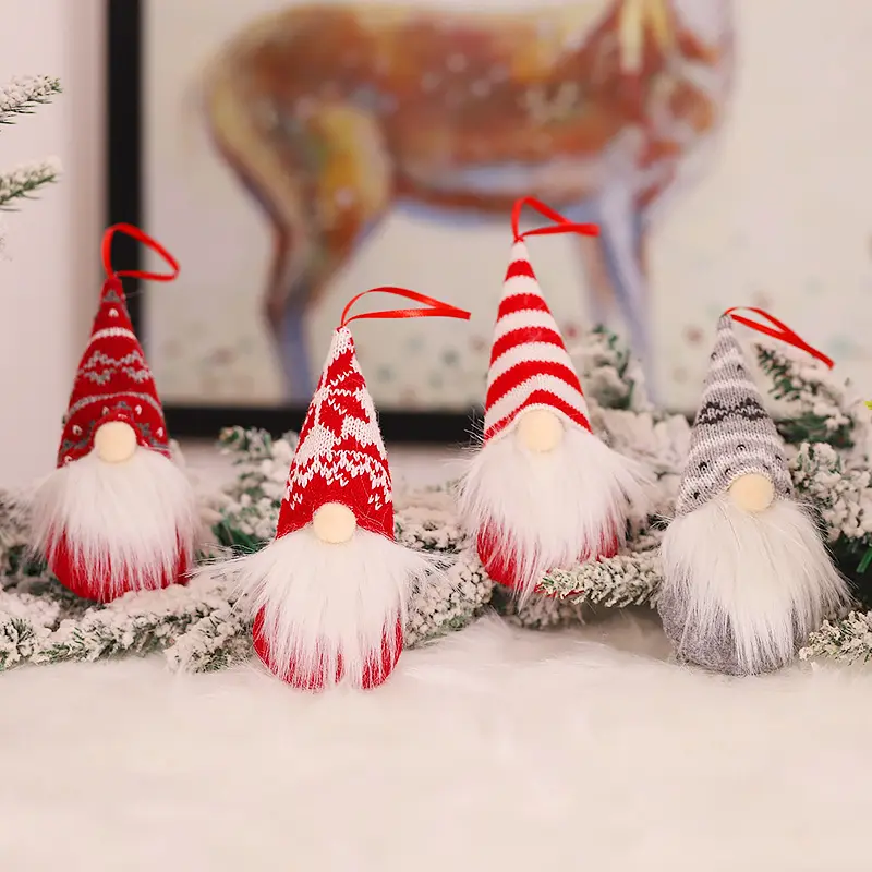 Gnomes Christmas Decorations Plush gnomes Xmas Decoration Faceless Plush Christmas Elf Doll