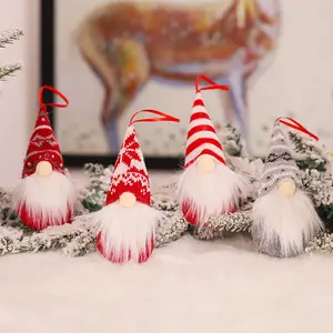 Gnome Weihnachts dekorationen Plüsch zwerge Weihnachts dekoration Gesichtslose Plüsch Weihnachts elfen puppe