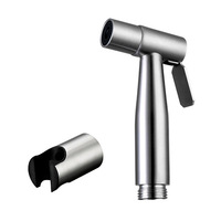 Pistolet pulvérisateur en acier inoxydable 304 pour le commerce transfrontalier, avec buse pour femmes, pistolet d'arrosage pour toilettes, douchette de toilettes, pour usage domestique