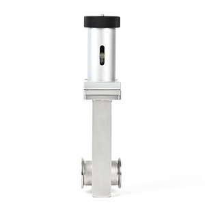 Válvulas de Compuerta Mini UHV Manuales de Acero Inoxidable SS304 SS316L con Brida NW KF25/40/50 para Vacío, Semiconductores - Product Image 2