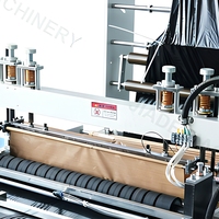 Machine de fabrication de sacs pliés en C sur rouleau avec écran tactile PLC, équipement de rembobinage automatique pour la production de sacs en plastique