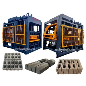 QT12-15F Equip Brick Make Brick Production Equipment Machinery For Brick