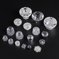 Réflecteurs optiques de conception moderne de 20 mm, lentille collimateur LED en PMMA pour caches d'éclairage intérieur