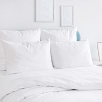 Housses d'oreiller imperméables à 100 %, anti-punaises de lit, hypoallergéniques, de qualité supérieure, avec fermeture éclair, protège-oreillers