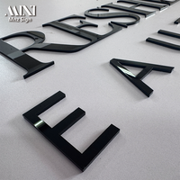 Lettres en acrylique 3D personnalisées non éclairées, logo intérieur en acrylique, logo pour salon de coiffure et de beauté, décoration de salon