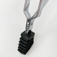 Tabouret de batterie réglable avec siège rond rembourré, réglage de la hauteur, base en acier robuste, noir, pour guitare