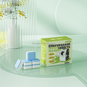 Conveniente pastiglie detergenti monouso solido effervescente per uso domestico - Product Image 1