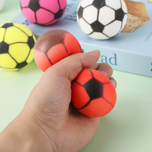 Football Squishy Stress Relief Squeeze Fidget <b>Toy</b> for Boys & Girls Office <b>Desk</b> Use Anxiety Relief - Product Image 4