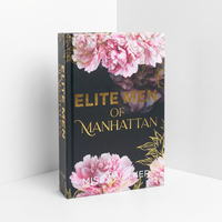 Auteur, auto-éditeur, imprimeur de livres, édition spéciale, roman romantique avec bordure pulvérisée, reliure rigide