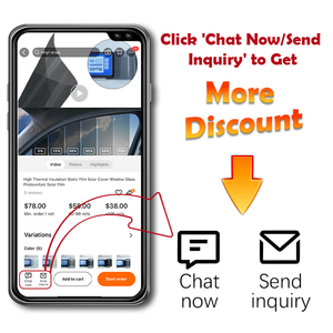 Dễ dàng cài đặt tháo dỡ nhiệt cao từ chối 99% uvr có thể tháo rời chống xước Nano gốm <span class=keywords><strong>Tint</strong></span> Chống UV cửa sổ xe phim - Product Image 6