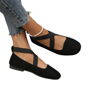 Chaussures de ballet plates légères et respirantes de haute qualité 2025, confortables, simples, à bouche peu profonde, pour femmes, été - Product Image 1