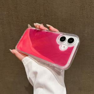 En Stock Fluide Néon Liquide pour <span class=keywords><strong>iPhone</strong></span> Cas Lumineux Liquide Sable Couverture Arrière Lueur Cas pour <span class=keywords><strong>iPhone</strong></span> 16 15 14 13 12 <span class=keywords><strong>11</strong></span> Pro Max - Product Image 6