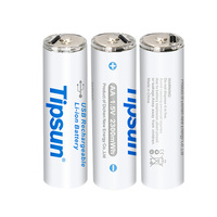 Batterie AA rechargeable par USB 1,5 V 2300 mWh, port Type-C, pas besoin de chargeur, batterie Li-ion