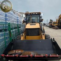 Chargeuse-pelleteuse JCB 3CX 4CX d'occasion à faible nombre d'heures, chargeuse-pelleteuse d'occasion à haute efficacité, adaptée aux projets de construction