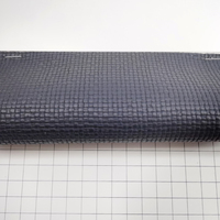 Tissu en similicuir gaufré effet gaufre 1,0 mm, 54 pouces, avec support brossé, pour étuis d'écouteurs et chaises de gaming, 18 couleurs, MOQ 1 yard