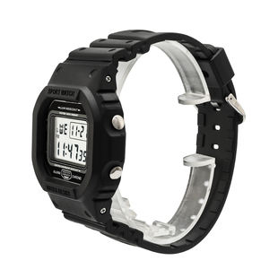 Reloj Digital Cronógrafo con Cuenta Regresiva, Unisex, Deportivo, Luminoso, Correa de Goma, Resistente al Agua, con Alarma - Product Image 3