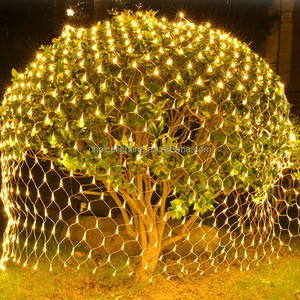 Guirlandes lumineuses jaunes chaudes scintillantes en PVC transparent IP65 étanches pour extérieur, jardin, arbustes, couleur personnalisée, décoration de Noël - Product Image 1
