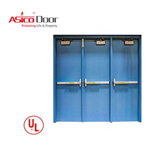ASICO Alibaba China Real UL listado puerta de acero nominal contra incendios - Product Image 2