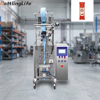 Machine d'emballage verticale automatique de sachets de ketchup à haut rendement, machine d'emballage de sachets de sauce piquante liquide