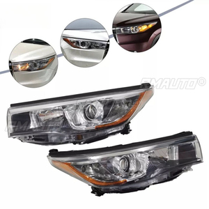 Pour Toyota HIGHLANDER 2015 : Ensemble de phares de voiture avec feux de jour et feux antibrouillard étanches, modification TO2502225 - Product Image 1