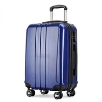 Valise à roulettes ABS pour expédition mondiale, 20/24/28 pouces, roues multidirectionnelles silencieuses |   Étanche et antivol |   Logo