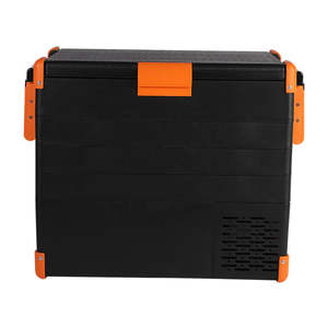 52-литровой черный + оранжевый портативный компрессорный холодильник и морозильник для автомобиля, грузовика, яхта, RV, офиса, салона красоты, общежитие - Product Image 2