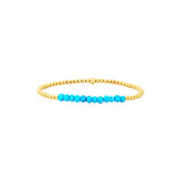Bracelet en pierres précieuses pour femmes, bracelet en cristal turquoise, Pulseras Personalizadas De Acero Inoxidable, bracelet plaqué or 18 carats, bracelet empilable