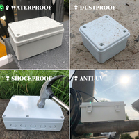 Boîtier en plastique étanche à la poussière IP65 pour l'électronique extérieure Mini boîte de jonction anti-poussière