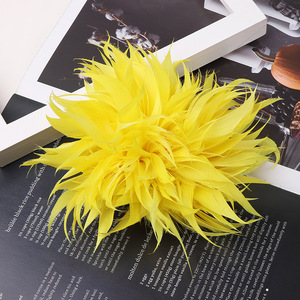 Broche de Plumas de Ganso da Moda para Festa, Design de Alfinete de Plumas Coloridas para Decoração de Roupas de Casamento e Ternos Masculinos/Femininos - Product Image 5