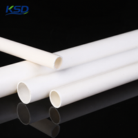 Tuyau électrique en PVC rigide JIANTONG à paroi intérieure lisse, résistant, pour pliage à froid, durée de vie 50 ans, 16-50 mm, norme IEC 61386