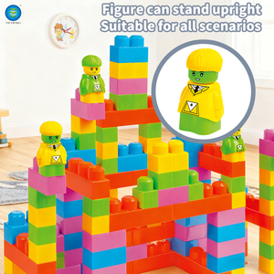 180 Piezas de Bloques de Construcción de Plástico Creativos - Juguetes Educativos STEM de Aprendizaje DIY Tren para Niños <span class=keywords><strong>Desarrollo</strong></span> de la Inteligencia - Product Image 6