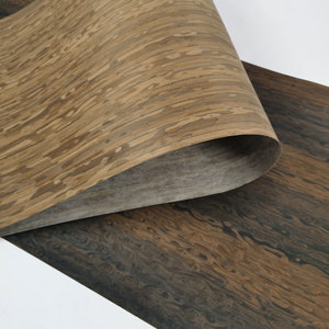 2024 nouveau Design <span class=keywords><strong>gris</strong></span> marron larges rayures <span class=keywords><strong>placage</strong></span> de <span class=keywords><strong>bois</strong></span> d'ingénierie taille 2 '* 8' pour panneau de Plwood de visage de peau de Table - Product Image 3