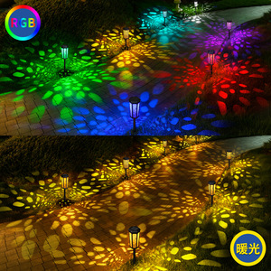 Solar Lawn <b>Light</b> <b>Led</b> Outdoor Waterproof Plastic Body With <b>Light</b> <b>Sensor</b> For Garden Yard Decoration - Product Image 3