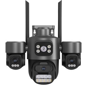 Kamera Keamanan Luar Ruangan Dome 6MP 4K Full Color Night Vision Deteksi Gerakan AI Pelacakan Manusia IP WIFI Audio Dua Arah Kartu SD - Product Image 1