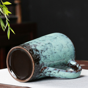 ขายส่งจากโรงงาน แก้วเซรามิกเคลือบสีแบบเผาในเตา แก้วคู่สไตล์นอร์ดิก ใช้ซ้ำได้ เหมาะสำหรับงานปาร์ตี้ ใช้ในบ้านและสำนักงาน - Product Image 4