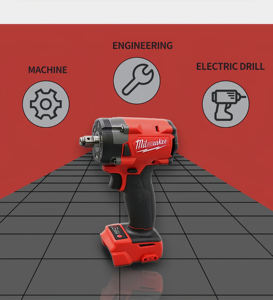 Mili Professional 18V 300N.<span class=keywords><strong>M</strong></span> Akku-slagmoersleutel voor auto- en vrachtwagenreparatie, groot koppel, 1/2 inch borstelloze Wauke elektrische sleutel - Product Image 4