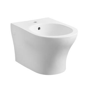 Bidet mural Sara, longueur 52 cm, robinet distributeur, bidet mural pour toilettes - Product Image 1